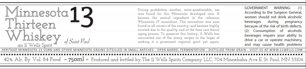 Minnesota 13 Whiskey