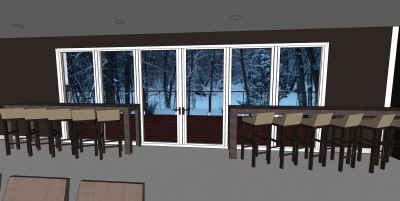 Wintertime Deck View